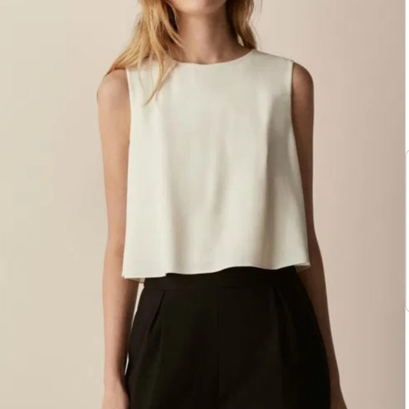 White & Black two-tone jumpsuit Size 6 (G) - Picture 2 of 12